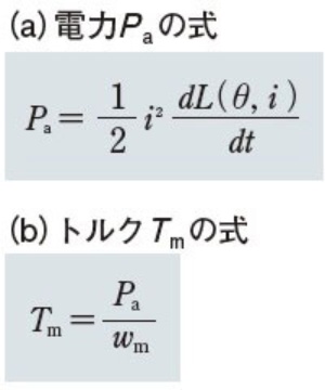 図4 SRモーターの電力とトルク算出