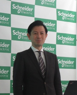 シュナイダーエレクトリック日本統括代表の白幡晶彦氏