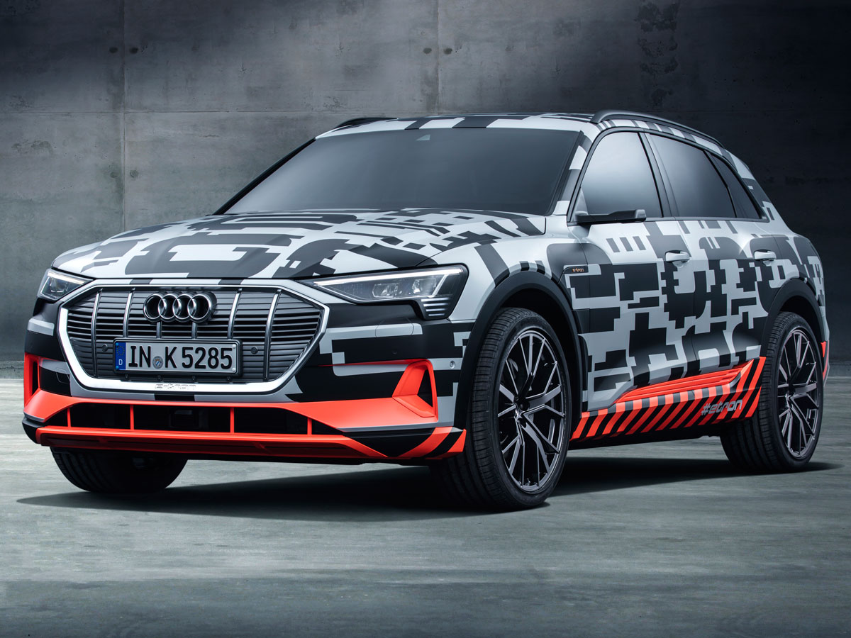 2018年後半にSUVのEVを量産する計画（出所：Audi）