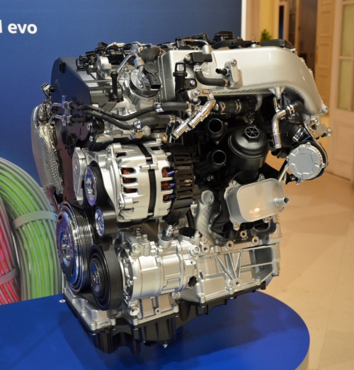 排気量2.0Lで直列4気筒ディーゼルエンジン「EA288 evo」