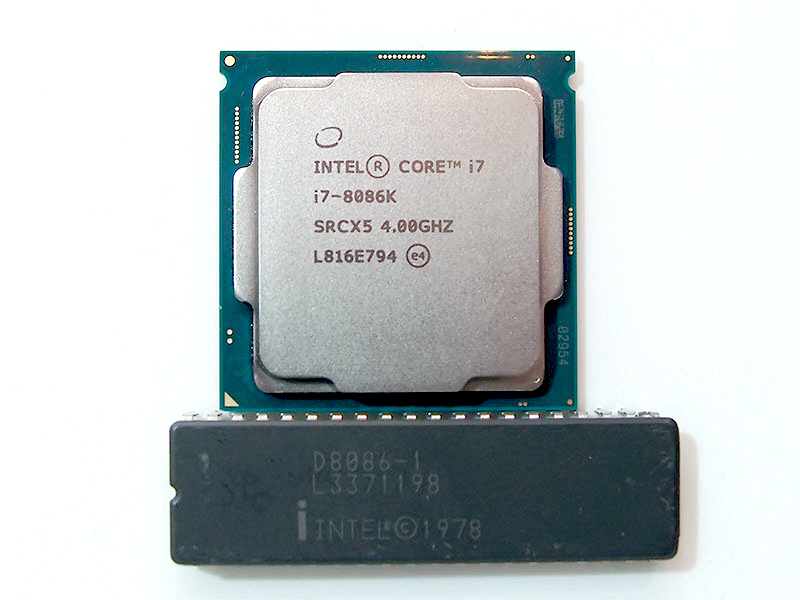 ハッピーバースデーi8086、40周年モデルの「Intel Core i7-8086K」を