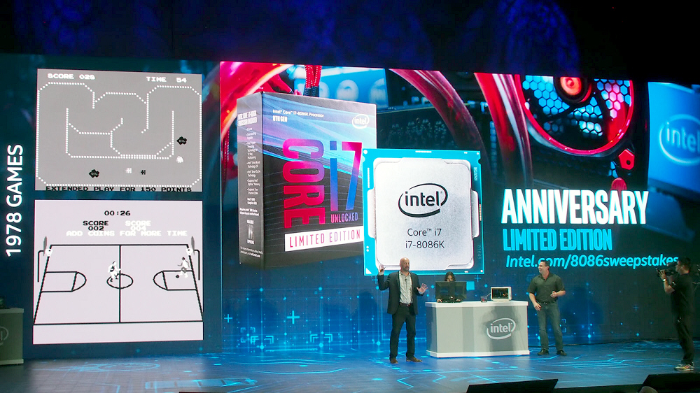 ハッピーバースデーi8086、40周年モデルの「Intel Core i7-8086K