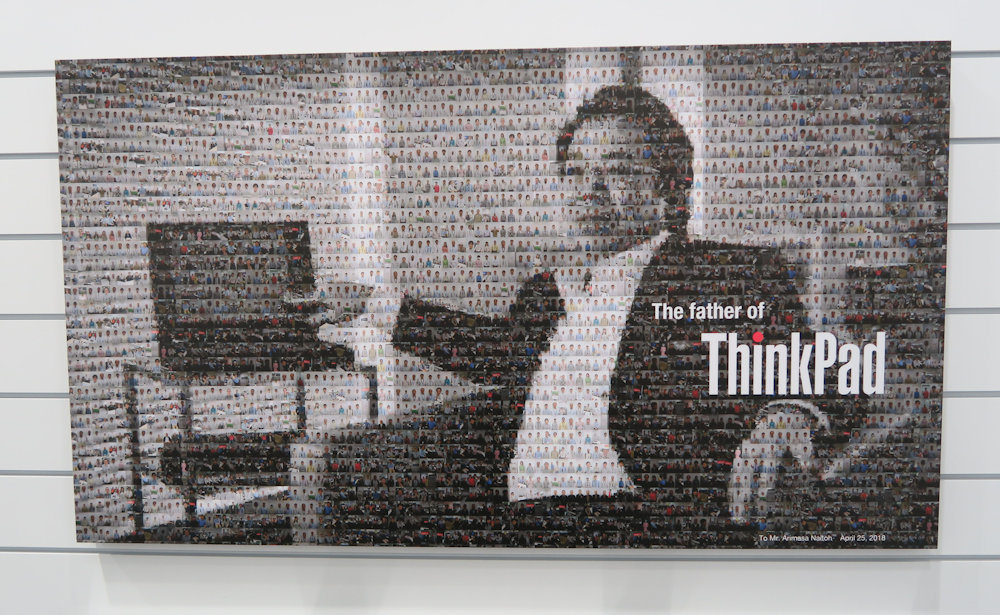 「ThinkPadの父」の写真も