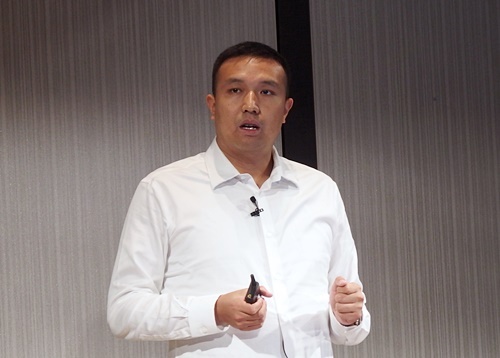 王 健宗氏。日経 xTECHが撮影。