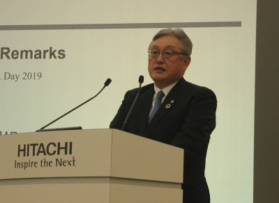 日立製作所の東原敏昭社長