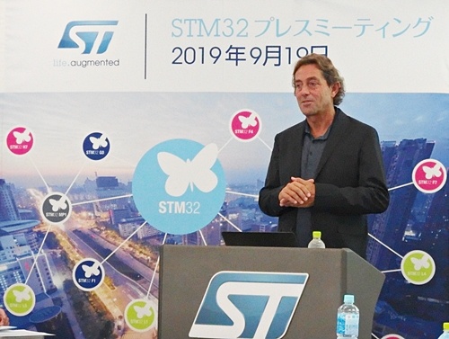 Daniel Colonna氏。日経 xTECHが撮影