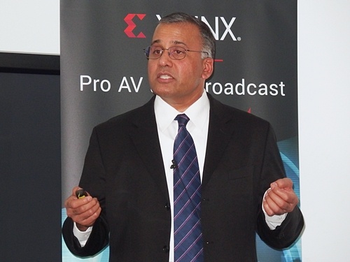 Ramesh Iyer氏。日経 xTECHが撮影