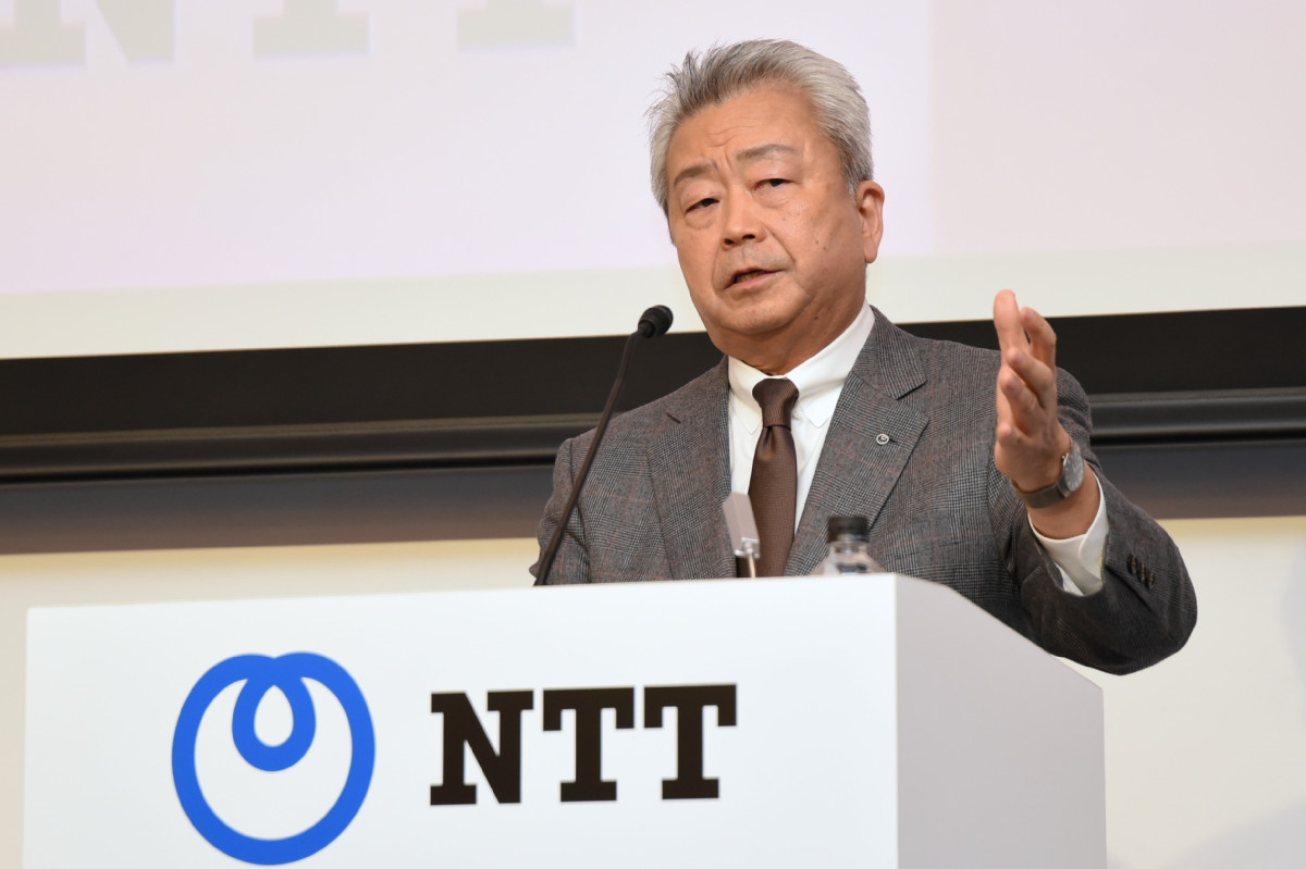 図3　NTT社長の澤田純氏