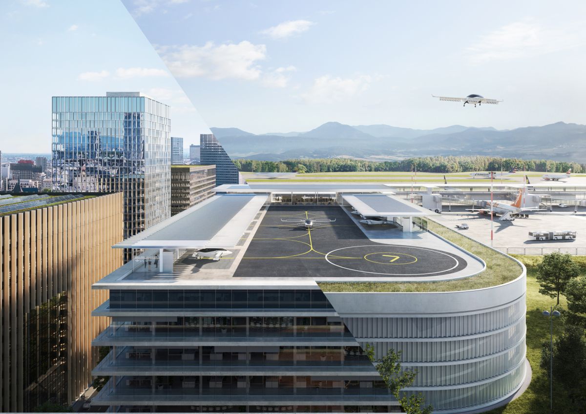 Liliumが2020年7月に発表した離着陸場のコンセプト
