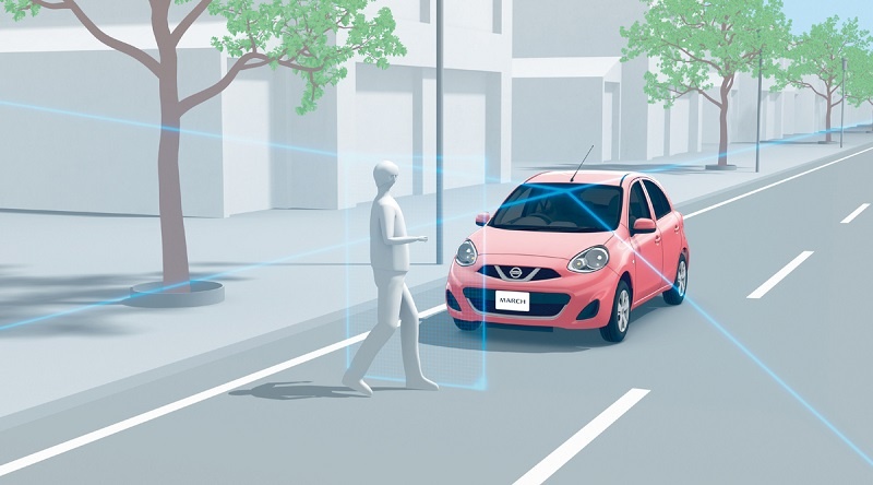 日産 マーチ に自動ブレーキ 予防安全で競合車を追う 日経クロステック Xtech