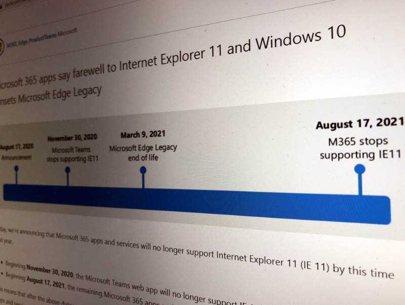 Microsoftが 365 のie対応を1年後に終了 企業はそれまでに何をすべきか 日経クロステック Xtech