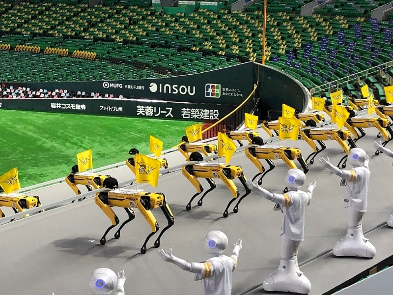 Spot台が一糸乱れぬダンスでデビュー ロボット応援団の舞台裏 日経クロステック Xtech Spot台が一糸乱れぬダンスでデビュー ロボット応援団の舞台裏 日経クロステック Xtech