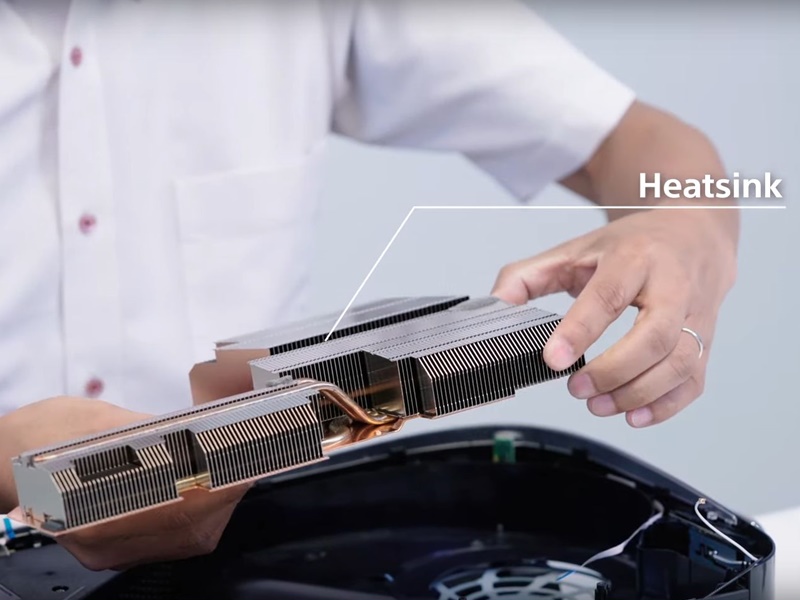 PS5のサイズの秘密は冷却ファンにあり、ヒートシンクに妙技