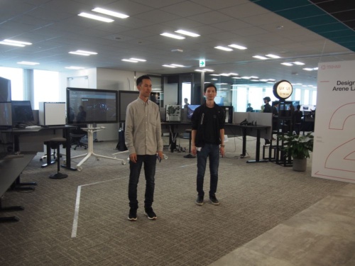 図1 トヨタ・リサーチ・インスティテュート・アドバンスト・デベロップメント(TRI-AD)のオフィスの一角