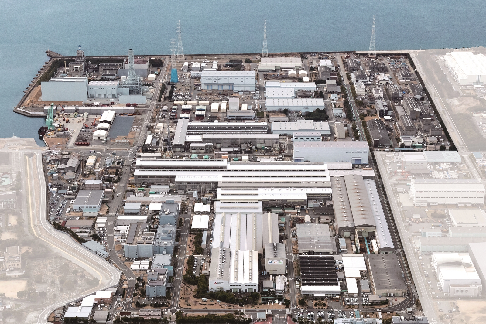 三菱パワー高砂工場の全景