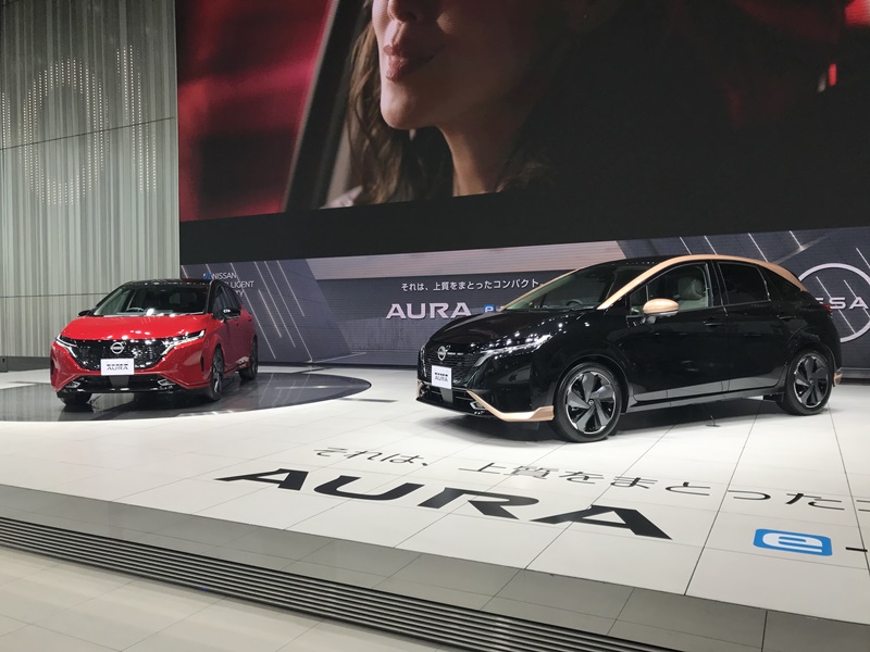 出足好調、高くても売れる日産「ノート オーラ」　4駆車が3割