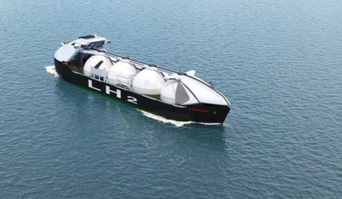 川崎重工が開発を進める液化水素の大型運搬船