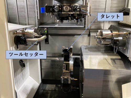 ツールセッターとタレット