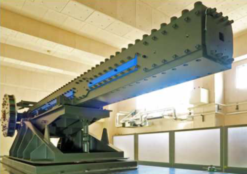 防衛装備庁が21年までに試作した口径40mmのレールガン