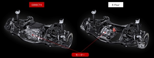 後輪側モーターの比較