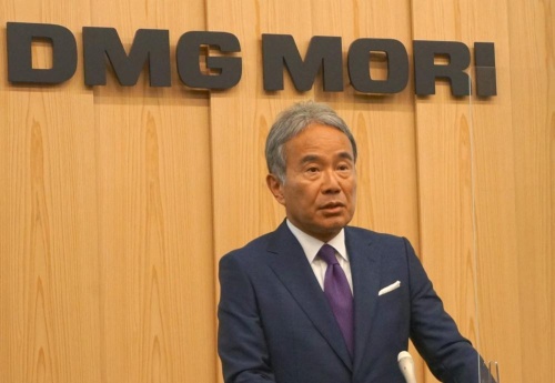 DMG森精機取締役社長の森雅彦氏