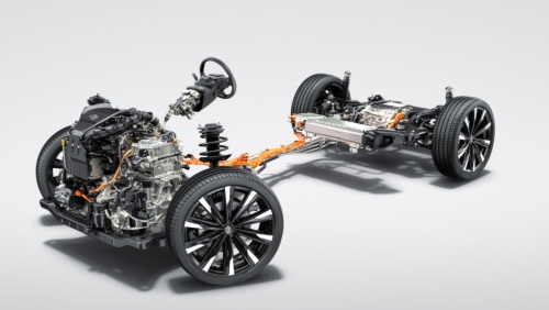 図2 新型クラウンの「2.4Lデュアルブーストハイブリッドシステム」