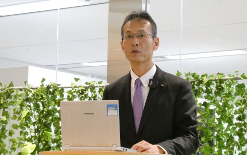 ダイキン工業の米田氏は、CVCをローリスク・ハイリターンにすることが重要と語る（写真：日経クロステック）