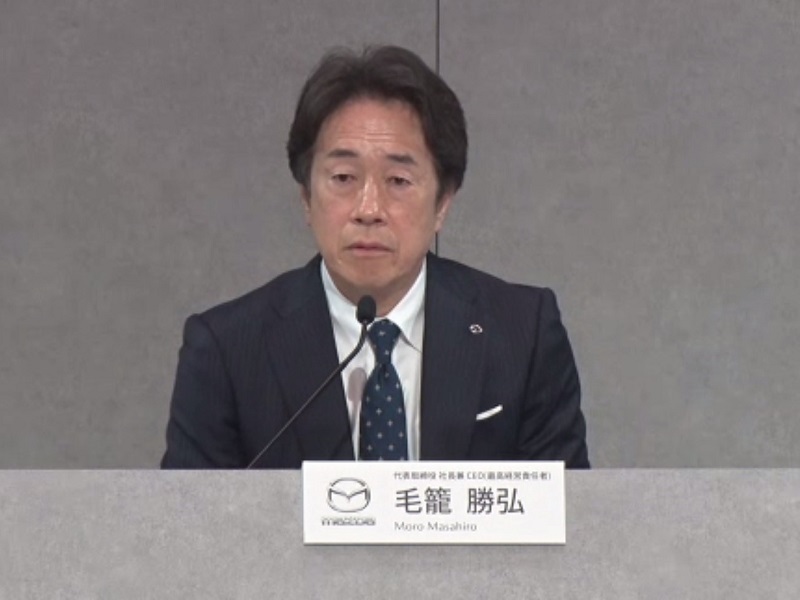 マツダ社長、「ラージ商品群の強化で過去最高益の更新を目指す