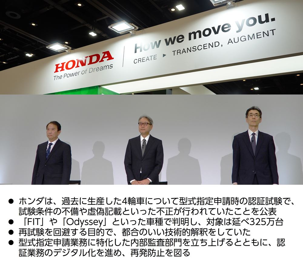 都合のいい技術的解釈をしていた」、ホンダ社長が語った認証不正の中身