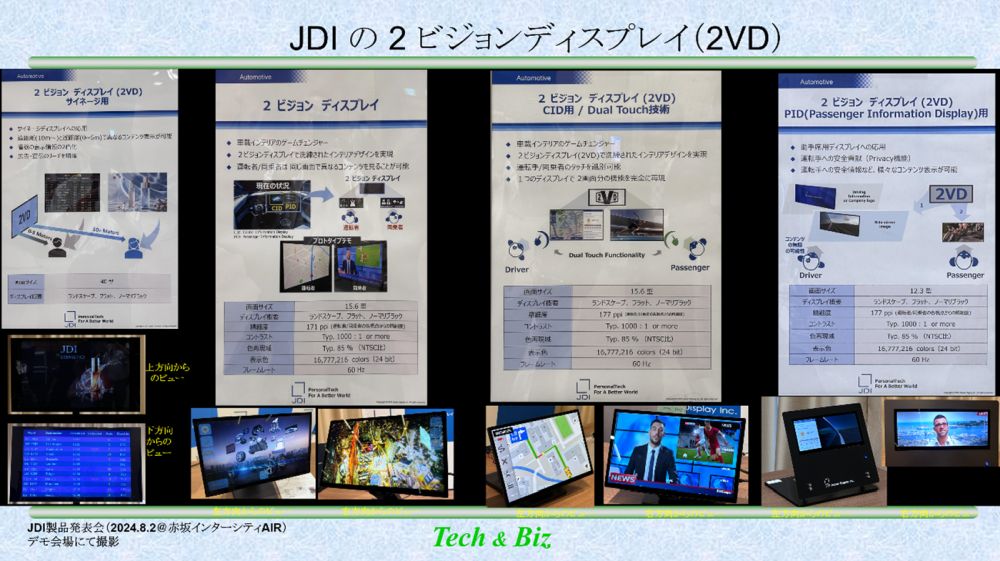 JDI製品発表会で見えた「ディスプレー2025-2030」 | 日経クロステック