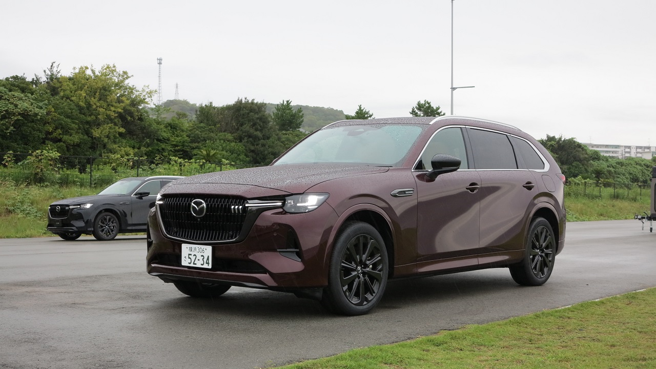 マツダ「CX-60」、ラージPFの利点を生かした高強度ボディー | 日経