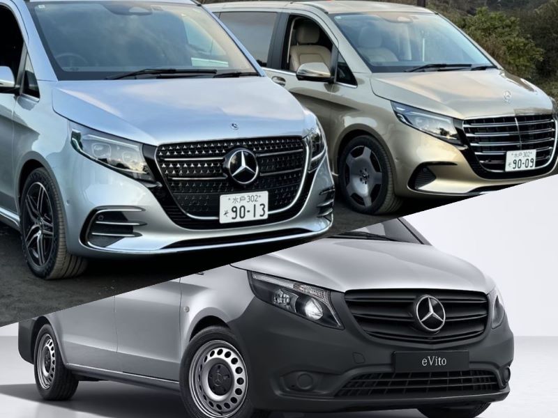 Mercedesの高級ミニバン「Vクラス」、エアサス搭載で“脱商用車”