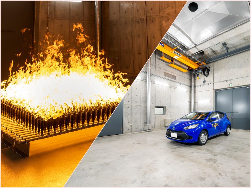EV丸ごと熱暴走試験、新施設の壁は厚さ30cm超