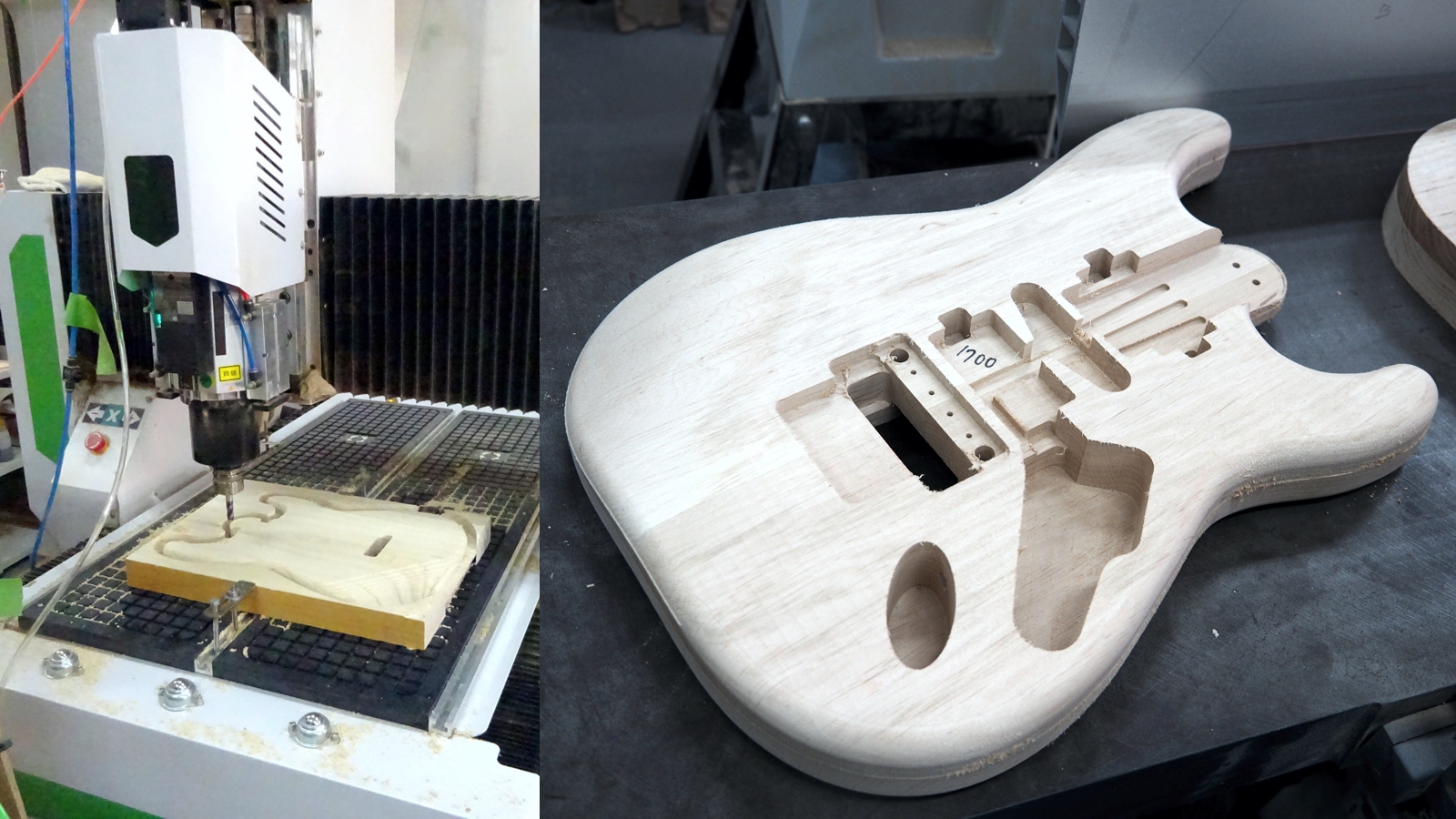 大阪のエレキギター工房、CAD/CAMで品質安定化　機械と手作業の分かれ目は