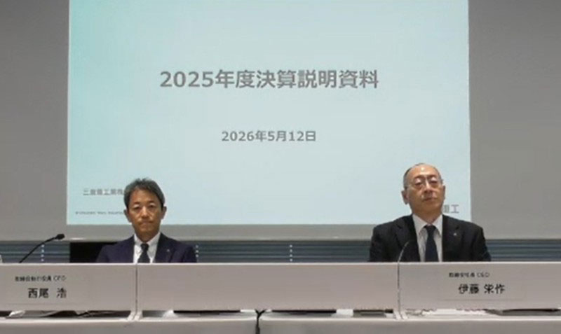 中東の影響は様子見、「過去最高」重工3社決算 防衛や原子力などが