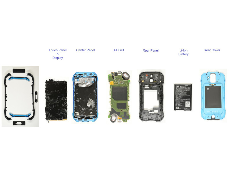 京セラ頑強スマホ　ローテクや“無駄”をあえて採用、分解で判明