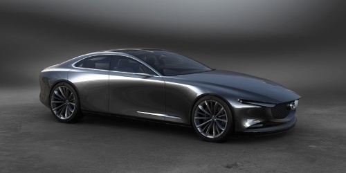 マツダが第45回東京モーターショー2017に出展したコンセプトカー「VISION COUPE」(写真:マツダ)