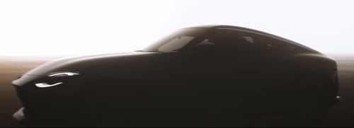 日産が決算発表で公開した動画に登場した新型「フェアレディZ」(動画:日産自動車)