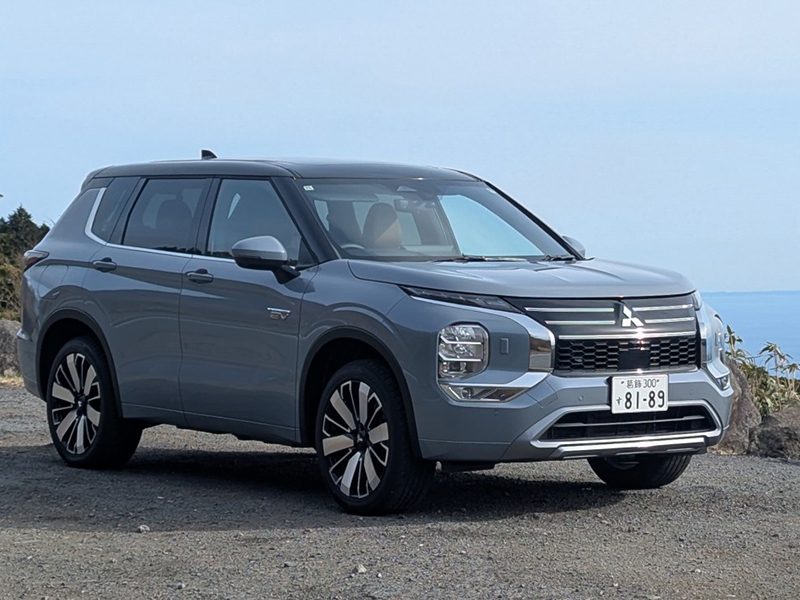 EV走行距離が100kmを超えた三菱自「アウトランダーPHEV」