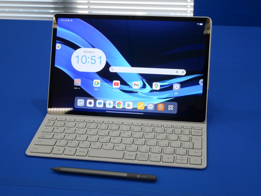 NECPCが「高性能Androidタブレット」発表 若年層に照準、鍵はPCとの