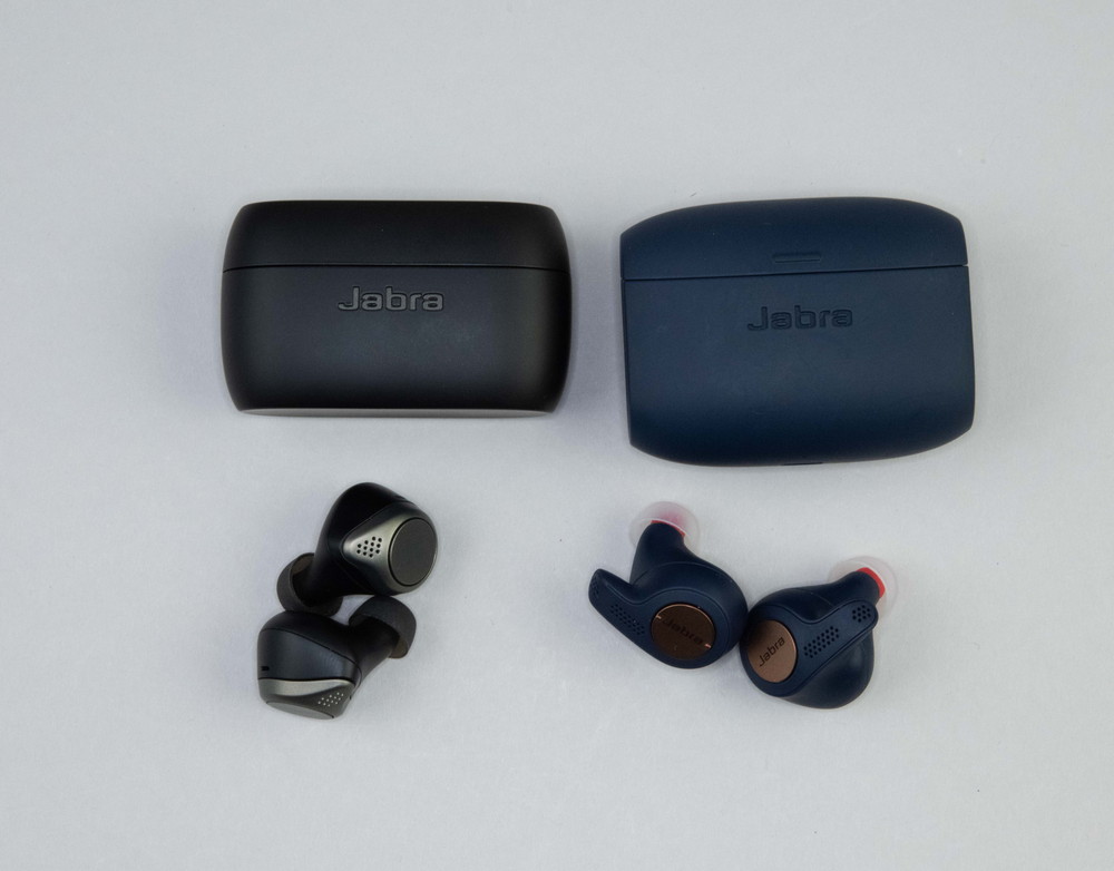 Jabra elite 75t 右左側イヤホン充電ケース付き - イヤフォン