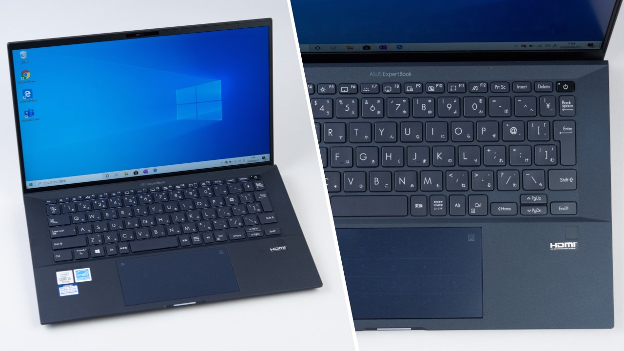 最安モデルは10万円切り、有機EL搭載2in1パソコンASUS ExpertBook B5