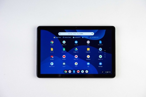キーボードがない状態だとAndroidタブレットのように見える