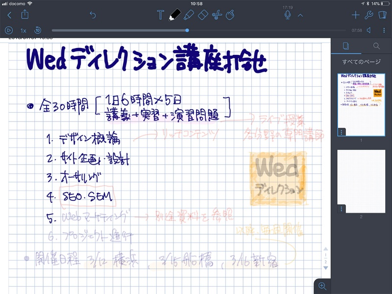 Ipadをapple Pencilで最強の仕事端末に 手書きメモアプリ活用法 3ページ目 日経クロステック Xtech
