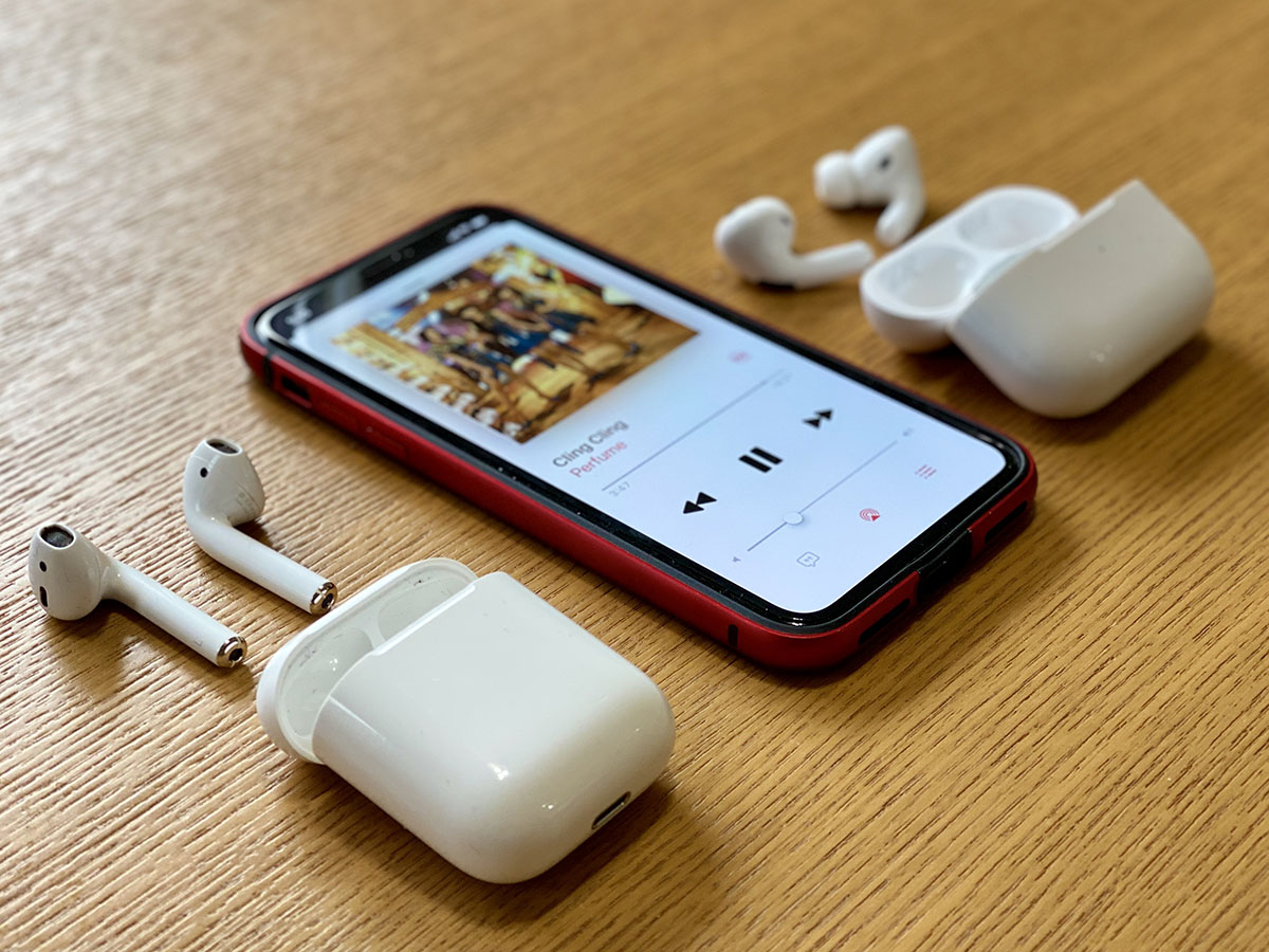 air pods2 ✖️2台 - ヘッドフォン/イヤフォン