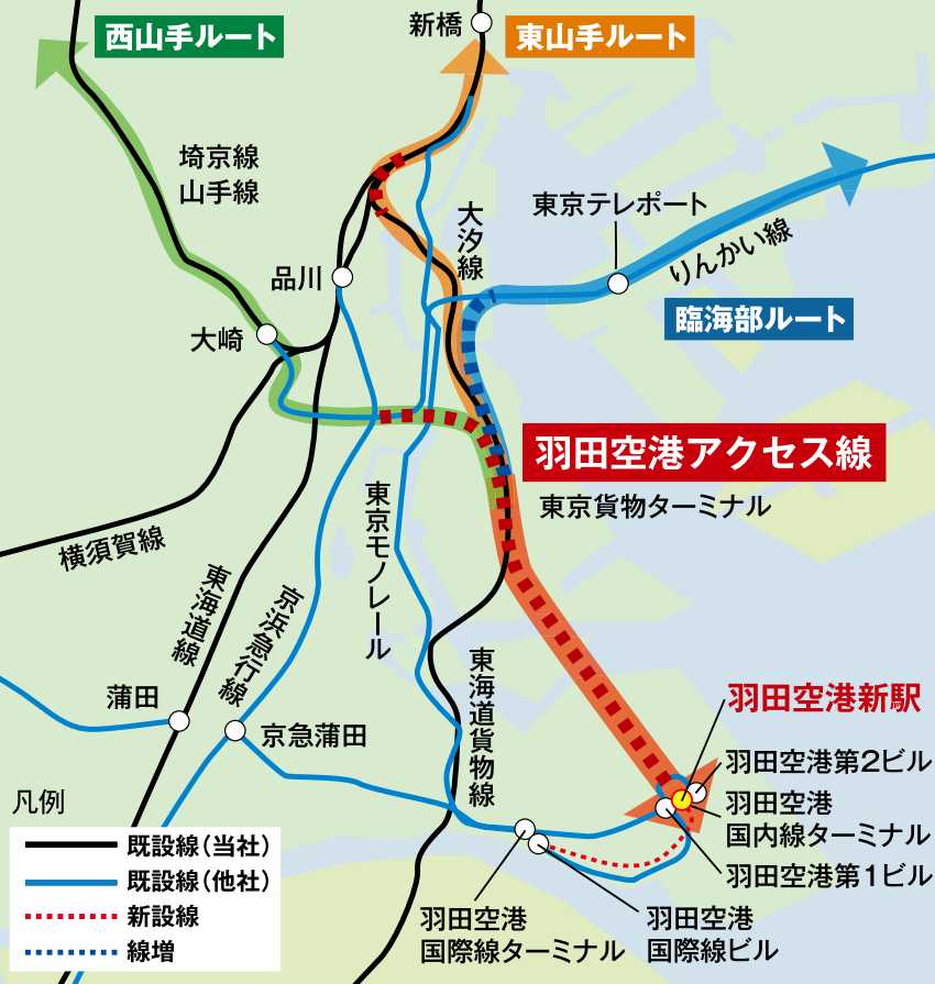 羽田空港へのjr新線に早期着手 開業まで10年 日経クロステック Xtech