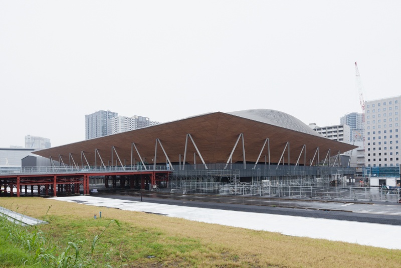 建設費205億円の 仮設競技場 ついに完成 五輪後リユース視野に木を最大活用 日経クロステック xtech
