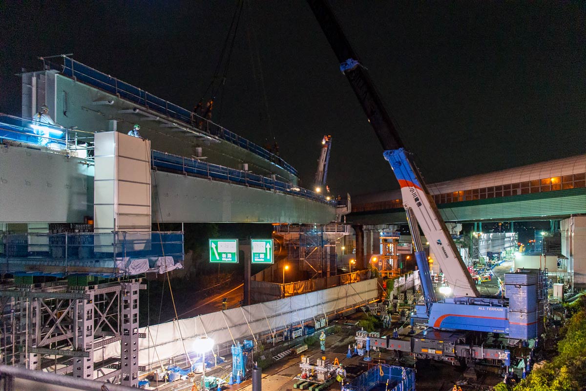 地上の橋梁工事も熱い 外環道大泉jct 日経クロステック Xtech