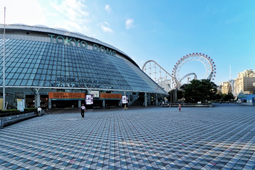 東京ドーム外観(撮影は対策発表日とは異なる)(写真:日経クロステック)