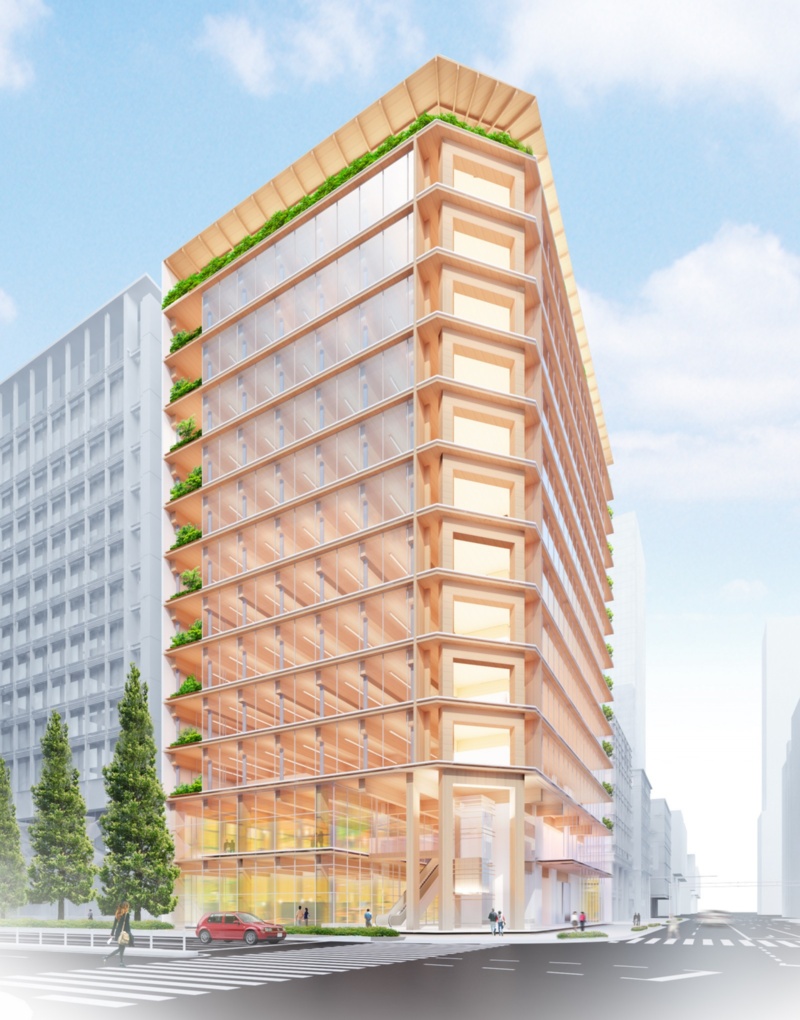 第一生命と清水建設が木造ハイブリッド構造の12階建て賃貸ビル新築へ 25年以降竣工 日経クロステック Xtech 第一生命と清水建設が木造ハイブリッド構造の12階建て賃貸ビル新築へ 25年以降竣工 日経クロステック Xtech